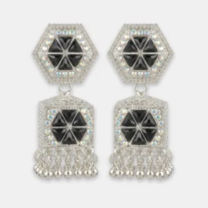 Designer Cube Stone Drop Earring