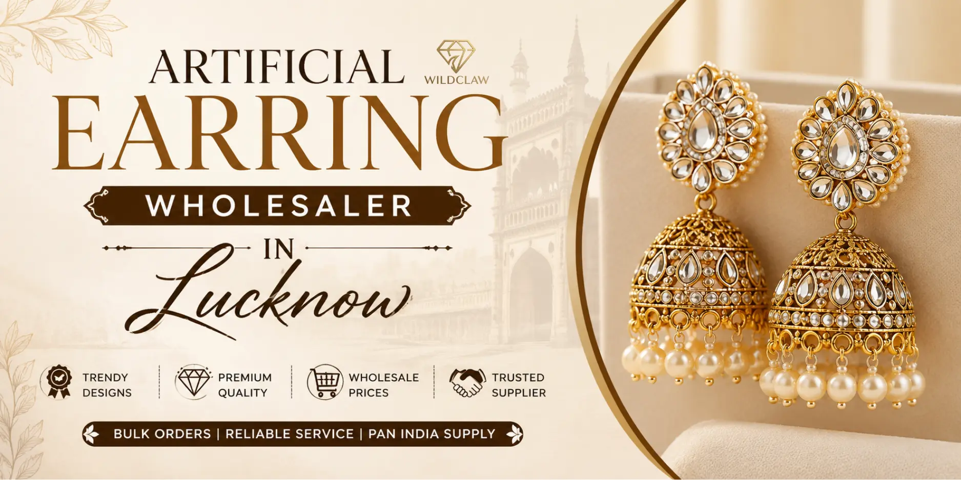 Best Artificial Earring Wholesaler In Lucknow: Wildclaw