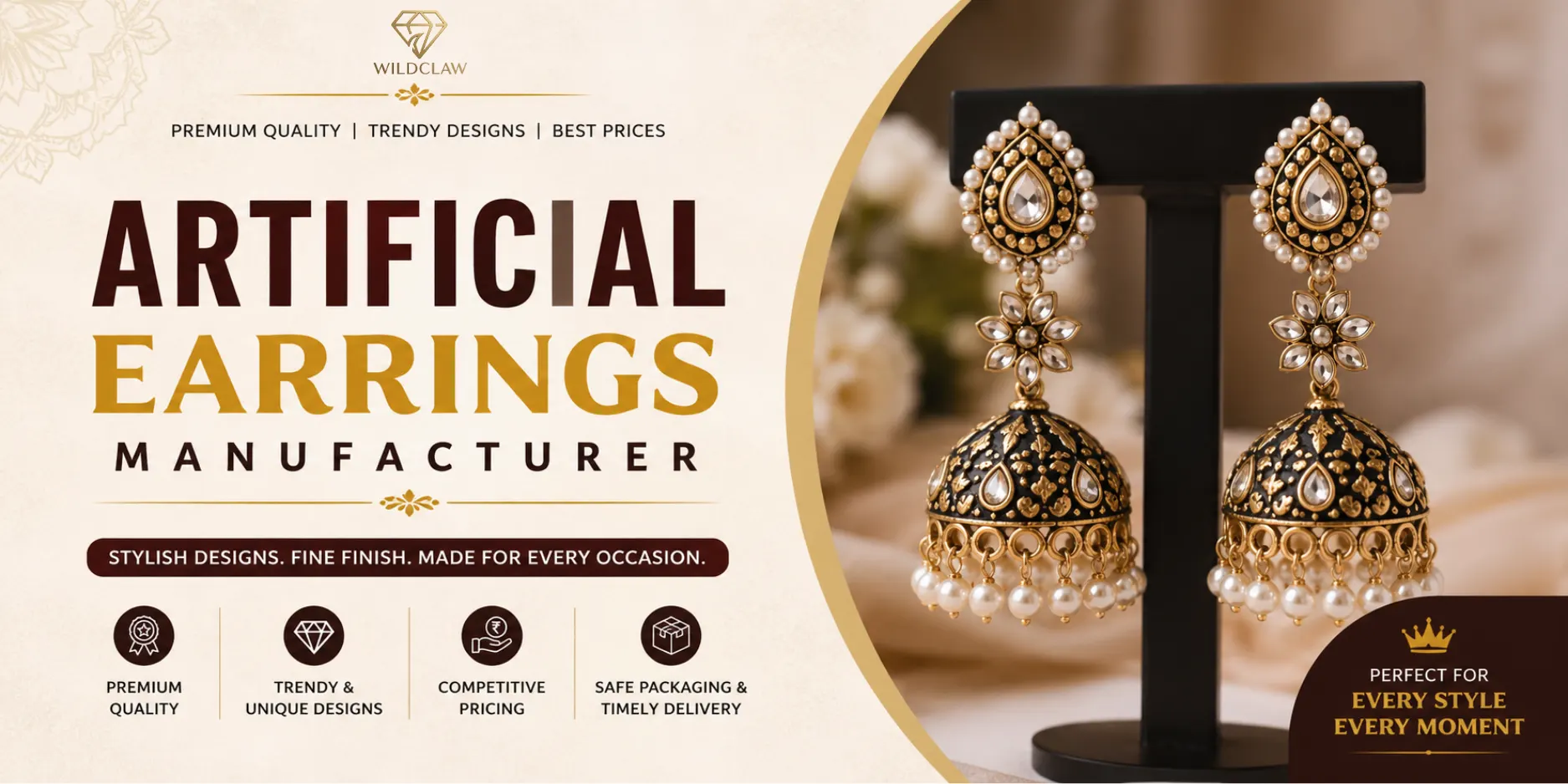 Artificial Earrings Manufacturer