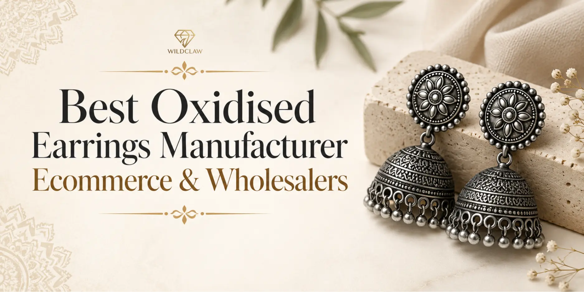 Best Oxidised Earrings Manufacturer for Wholesale and Retail Jewellery Businesses