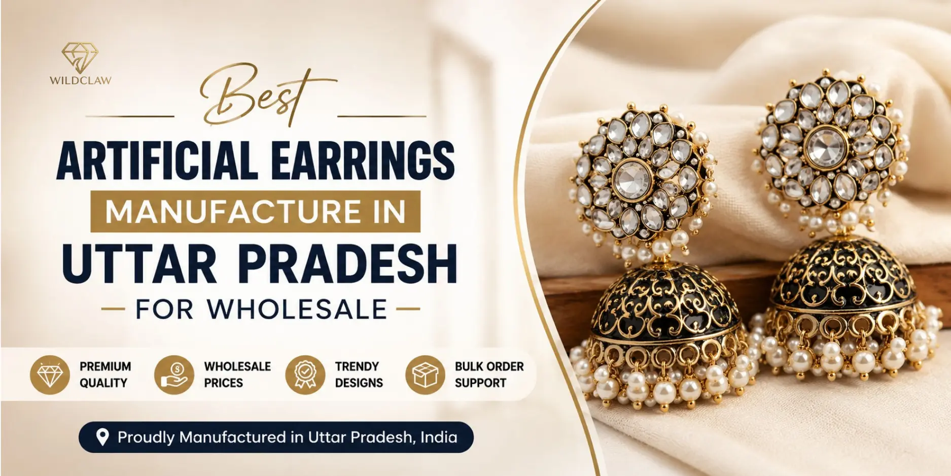 Best Artificial Earrings Manufacture in Uttar Pradesh for Wholesale